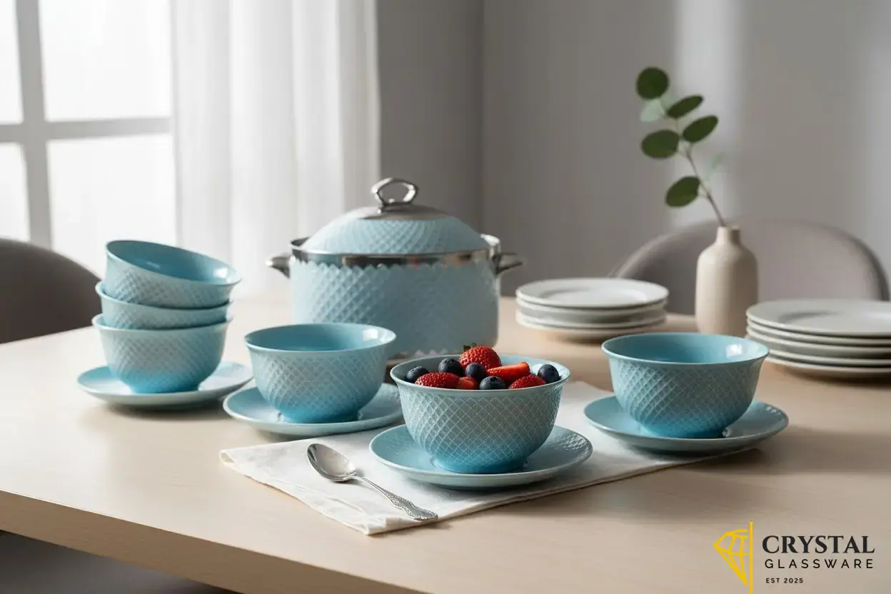Porecaline Ware Soup Set/6 Person serving set